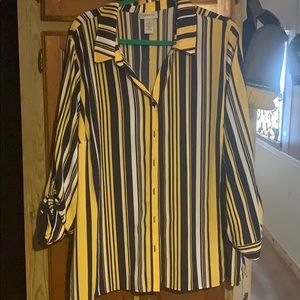 Qty length button up shirt